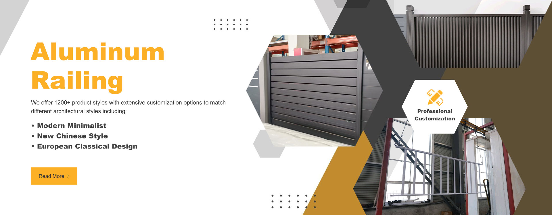 Producator balustrade din aluminiu