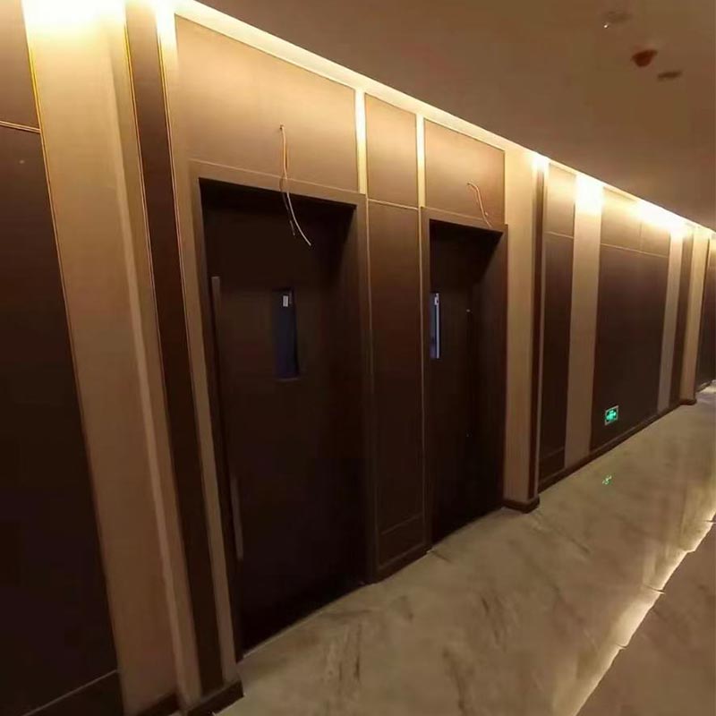 Cameră de hotel Ușă din lemn ignifugă